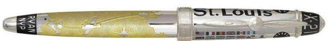 The Spirit of St. Louis - David Oscarson The Spirit of St. Louis Charles Lindbergh Sunburst Fountain Pen